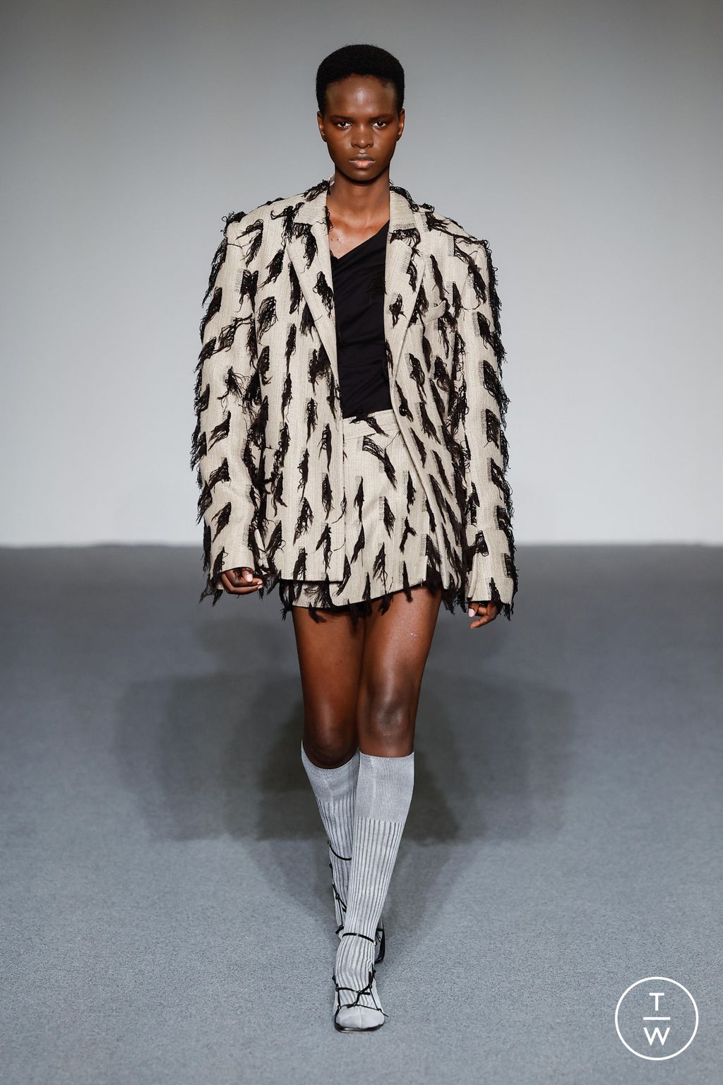 Fashion Week Milan Spring/Summer 2024 look 10 from the MSGM collection womenswear