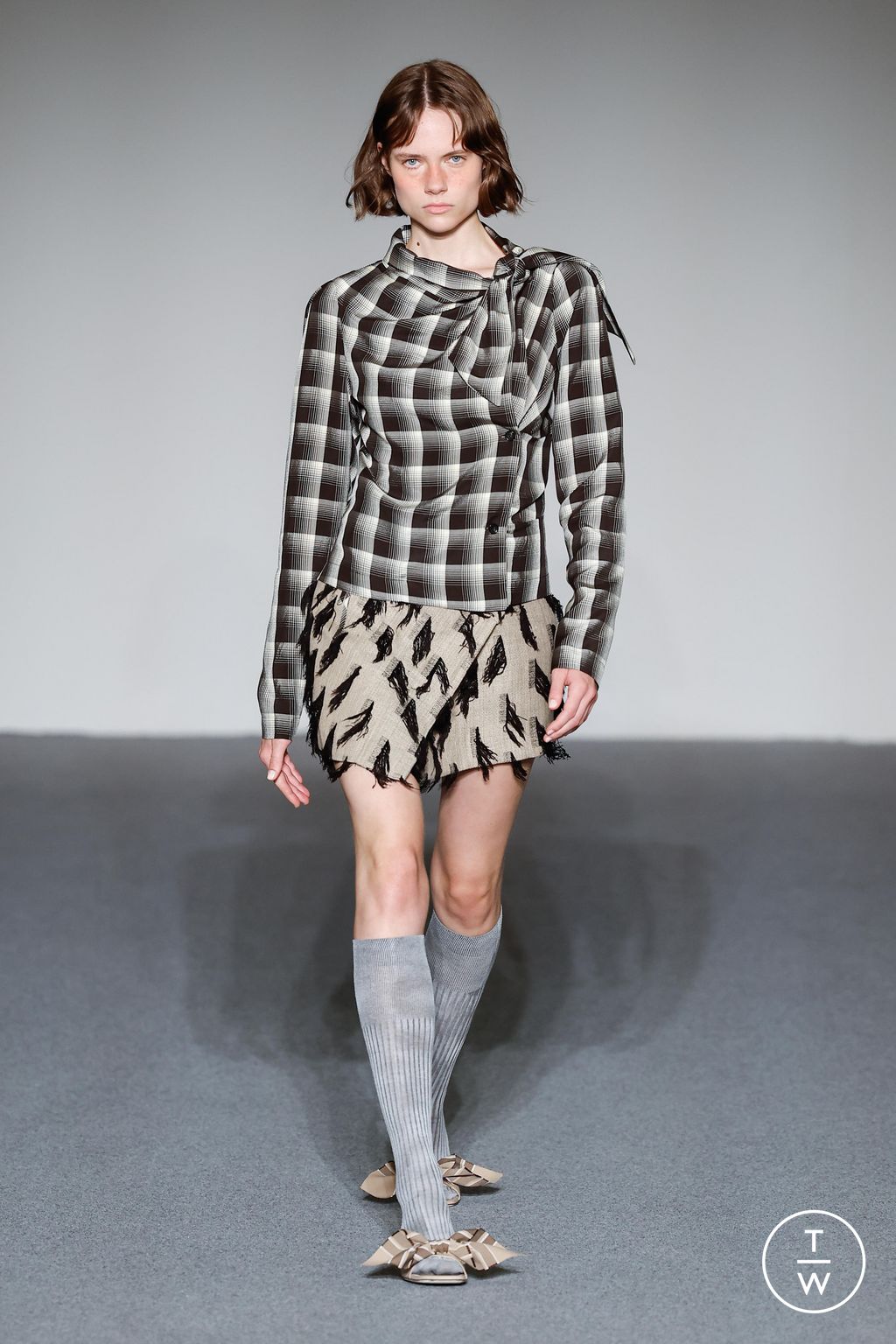 Fashion Week Milan Spring/Summer 2024 look 12 from the MSGM collection womenswear