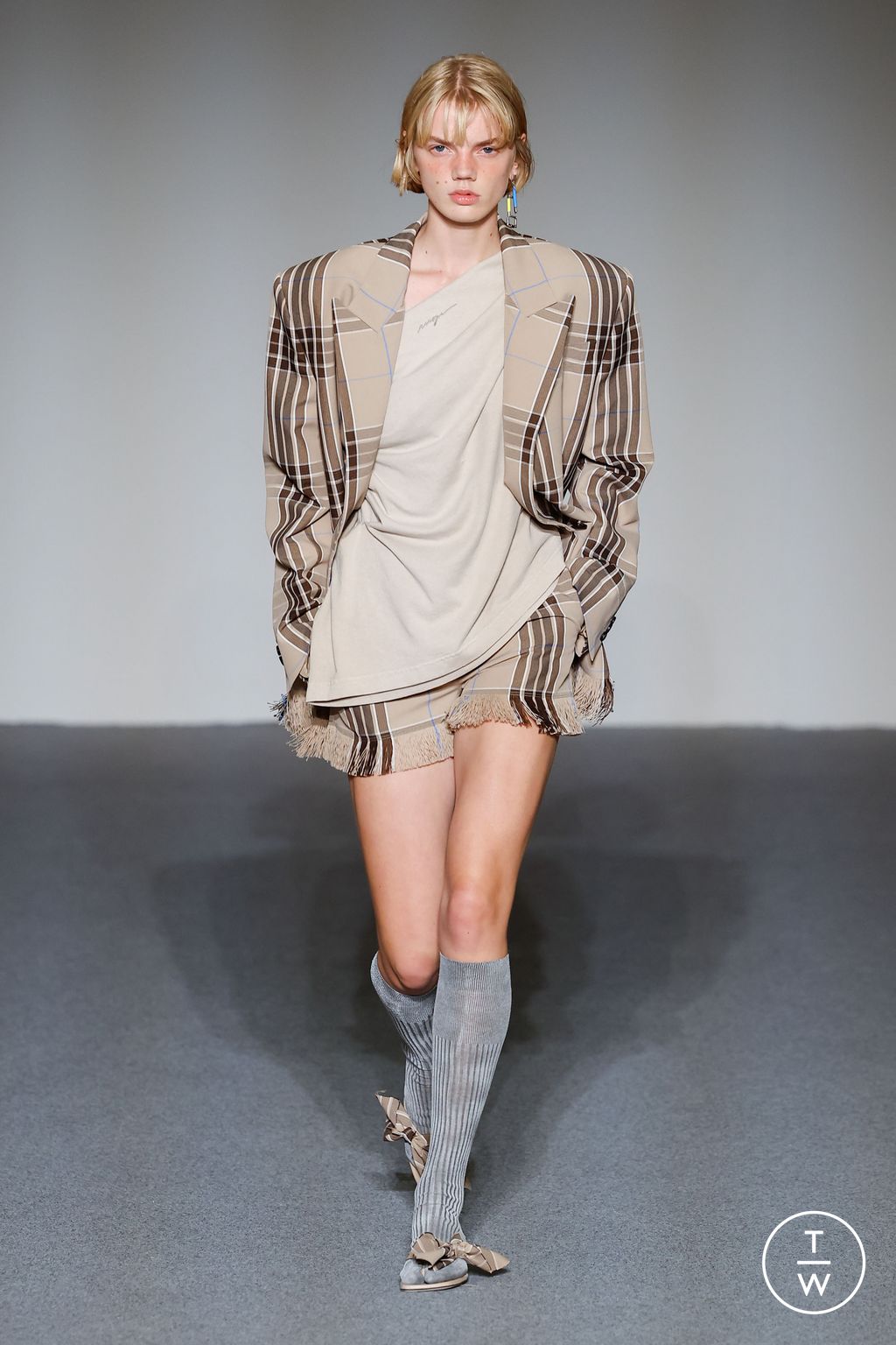 Fashion Week Milan Spring/Summer 2024 look 15 from the MSGM collection 女装