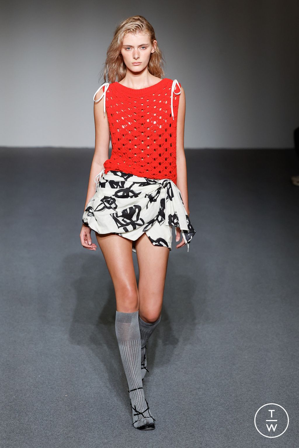 Fashion Week Milan Spring/Summer 2024 look 18 from the MSGM collection 女装