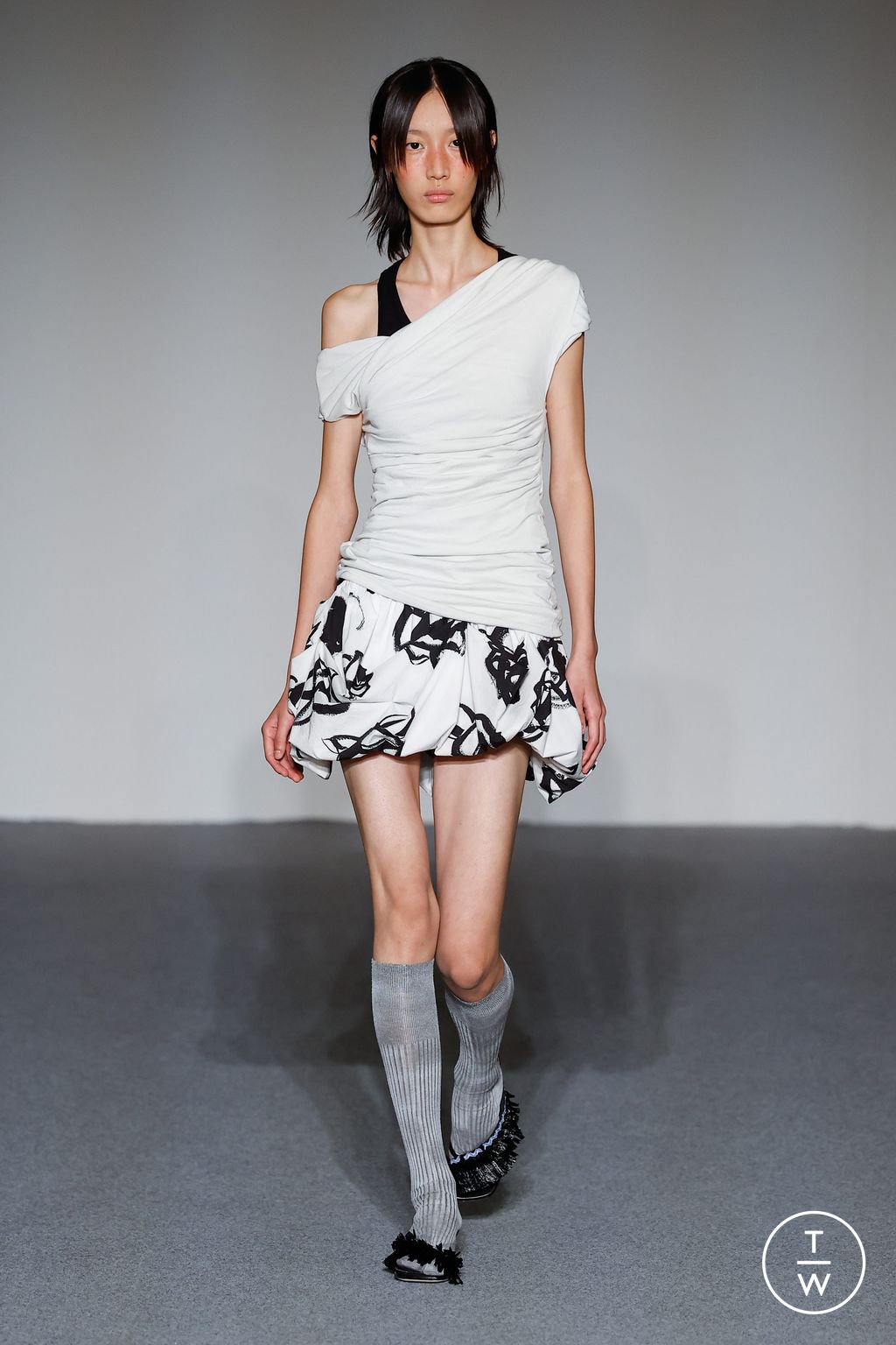 Fashion Week Milan Spring/Summer 2024 look 21 from the MSGM collection womenswear