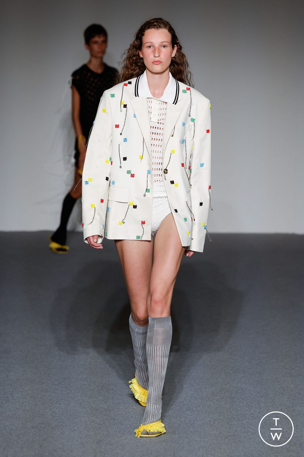 Fashion Week Milan Spring/Summer 2024 look 25 from the MSGM collection 女装
