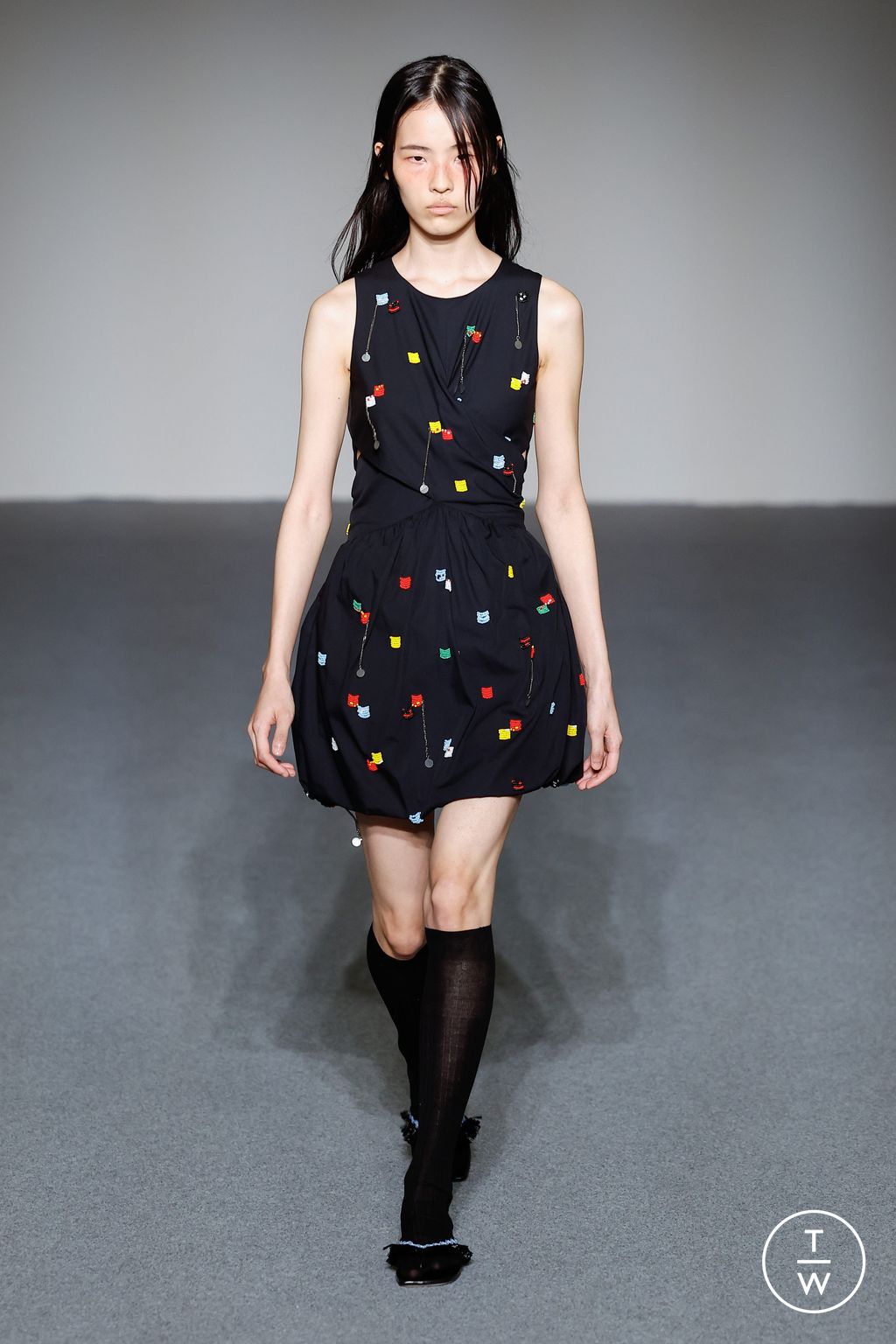 Fashion Week Milan Spring/Summer 2024 look 28 from the MSGM collection 女装