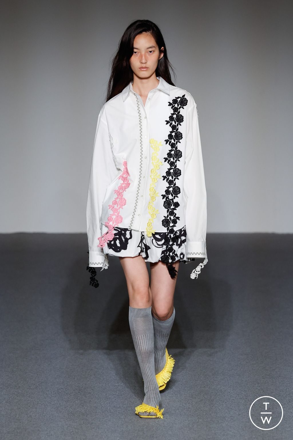 Fashion Week Milan Spring/Summer 2024 look 29 from the MSGM collection womenswear