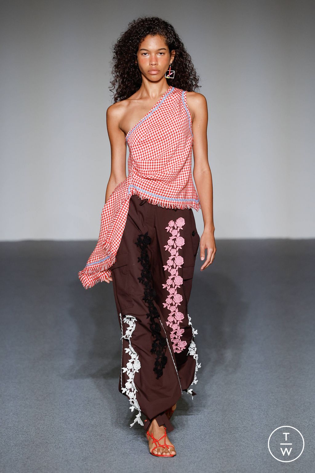 Fashion Week Milan Spring/Summer 2024 look 30 from the MSGM collection womenswear