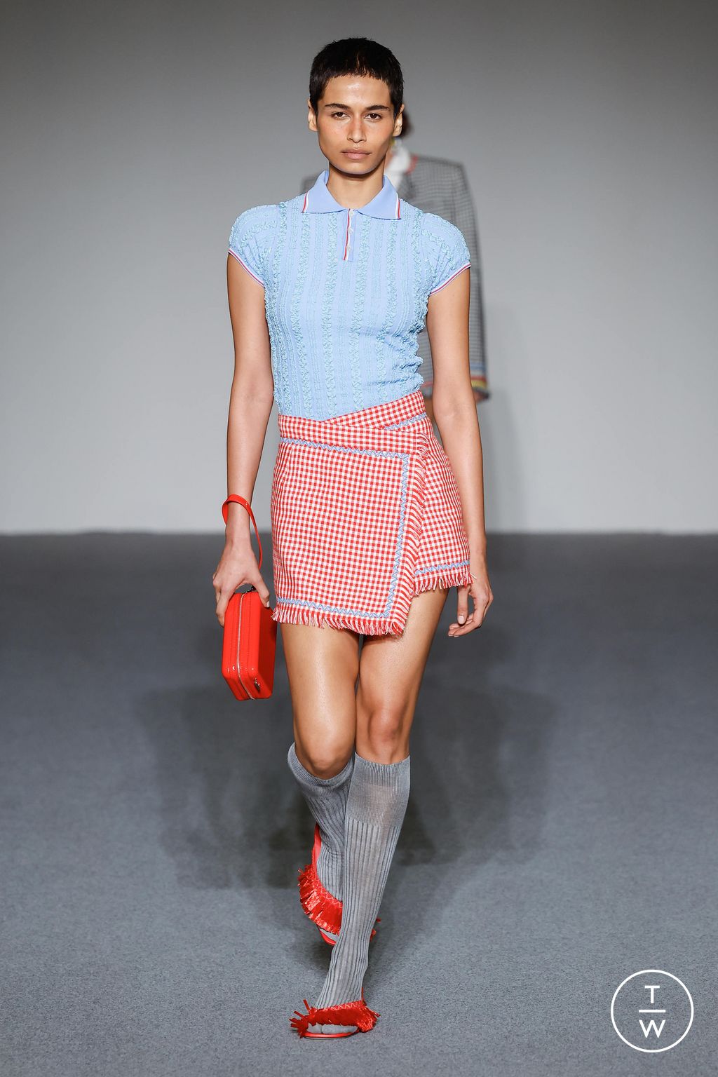 Fashion Week Milan Spring/Summer 2024 look 32 from the MSGM collection womenswear