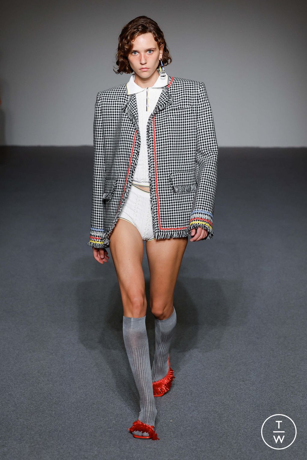 Fashion Week Milan Spring/Summer 2024 look 33 from the MSGM collection 女装