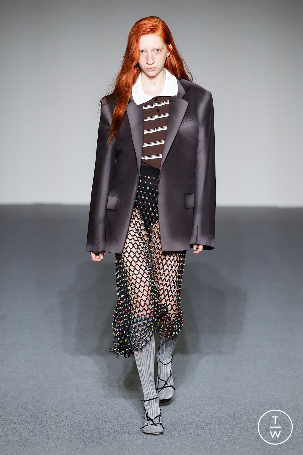 Fashion Week Milan Spring/Summer 2024 look 39 from the MSGM collection womenswear