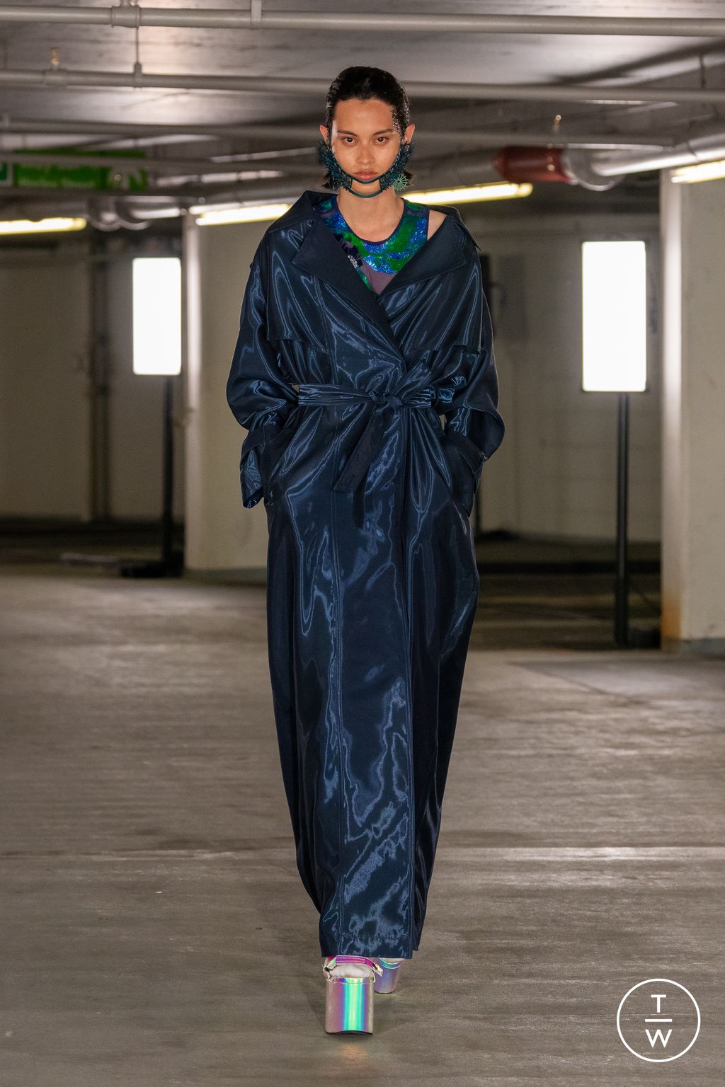 Fashion Week London Spring/Summer 2023 look 10 from the EDWARD CRUTCHLEY collection womenswear
