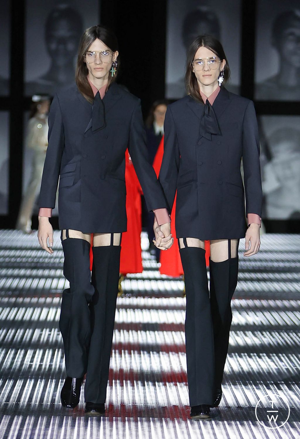 Fashion Week Milan Spring/Summer 2023 look 1 de la collection Gucci womenswear