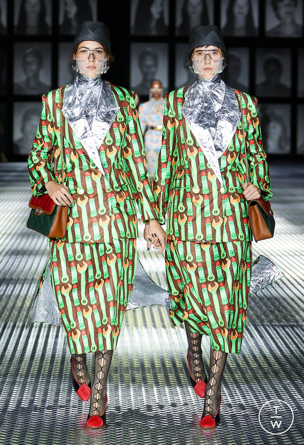 Fashion Week Milan Spring/Summer 2023 look 18 from the Gucci collection womenswear