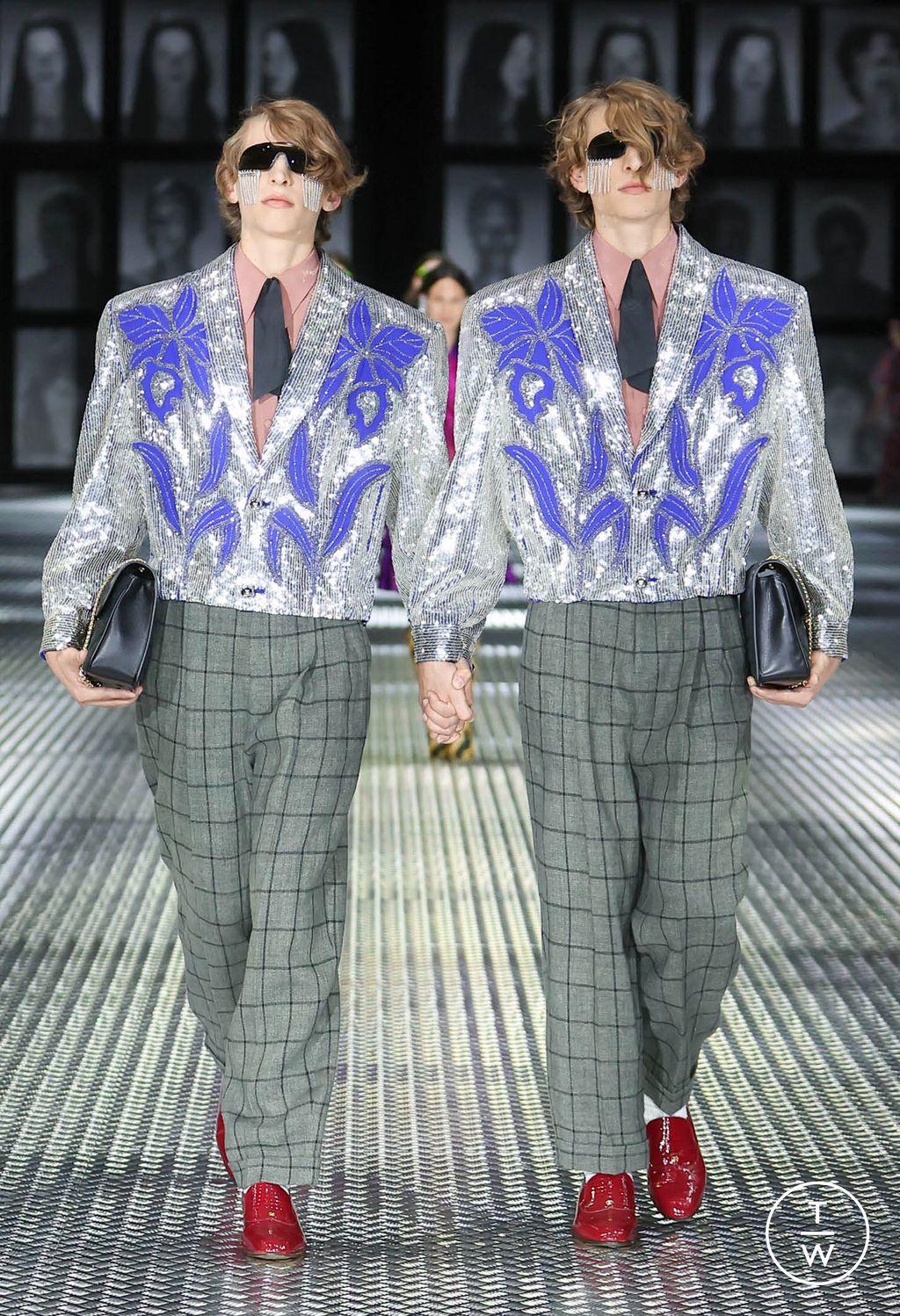 Fashion Week Milan Spring/Summer 2023 look 7 from the Gucci collection 女装