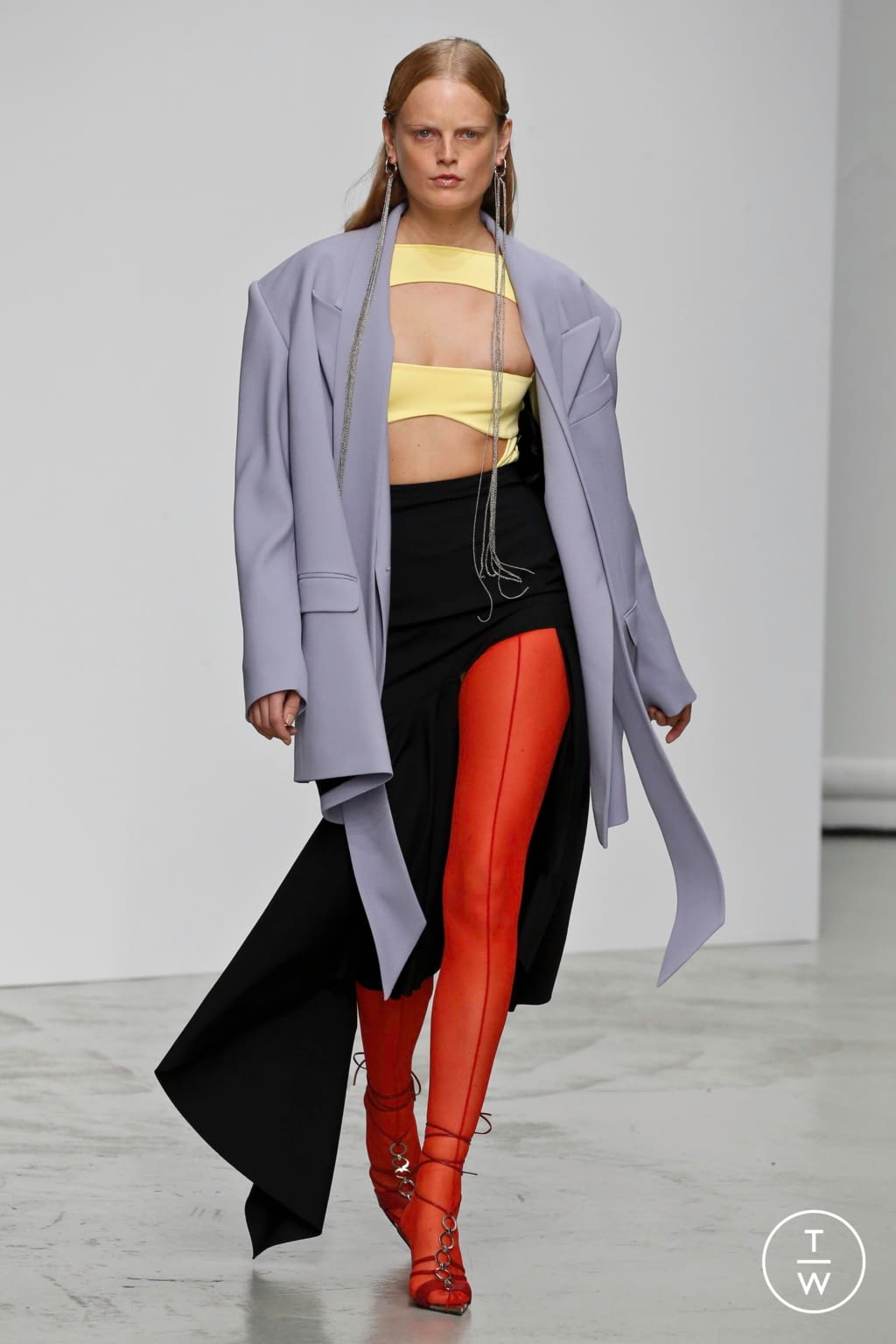 Fashion Week Paris Spring/Summer 2020 look 12 from the Mugler collection womenswear