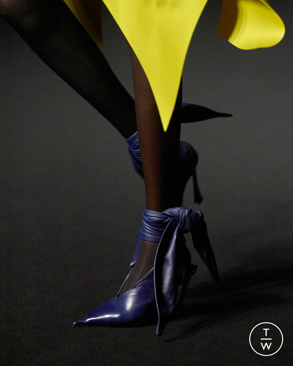 Fashion Week Paris Fall/Winter 2024 look 17 de la collection Mugler womenswear accessories