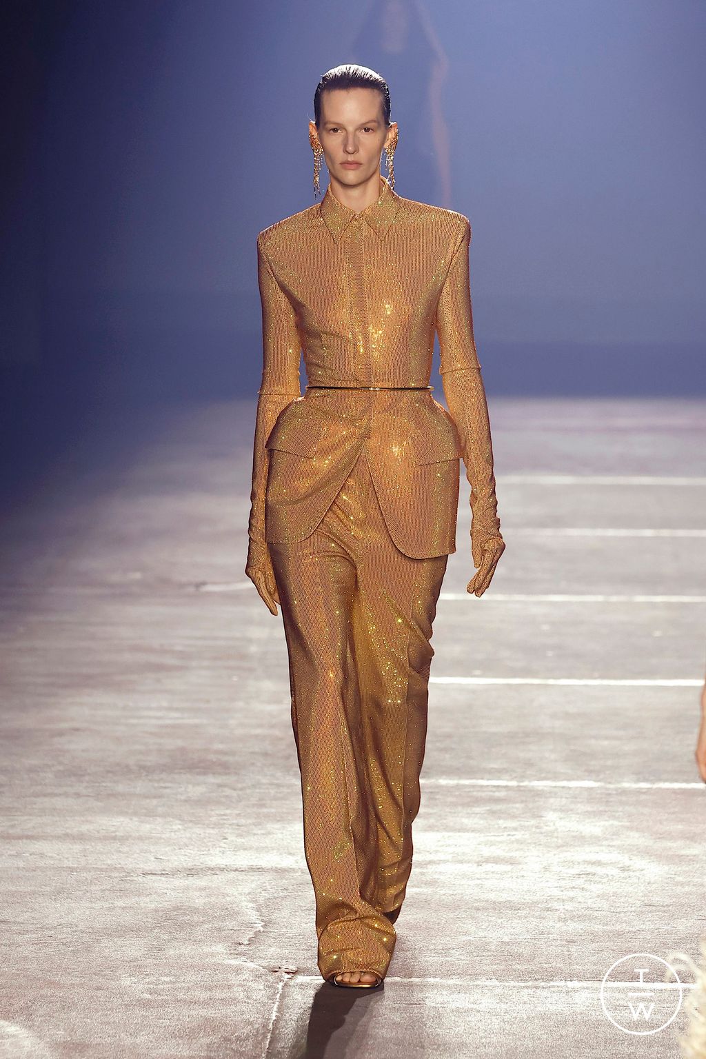 Fashion Week Paris Spring/Summer 2026 look 26 from the Mugler collection womenswear