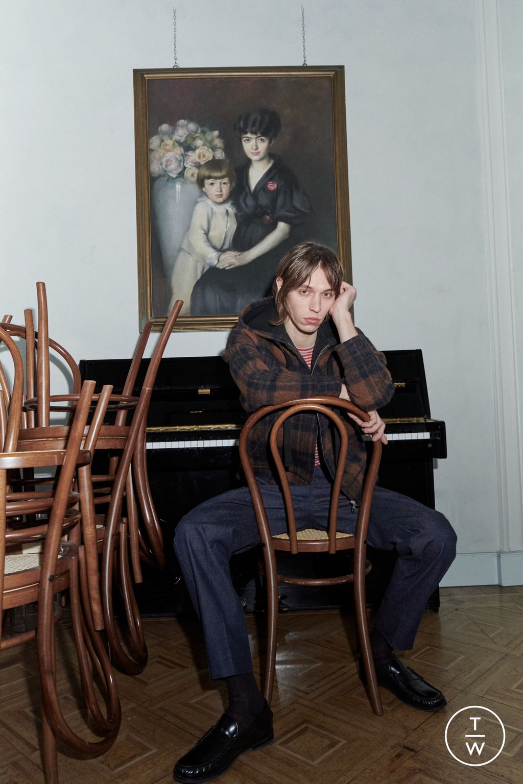 Fashion Week Milan Pre-Fall 2026 look 16 de la collection N°21 womenswear