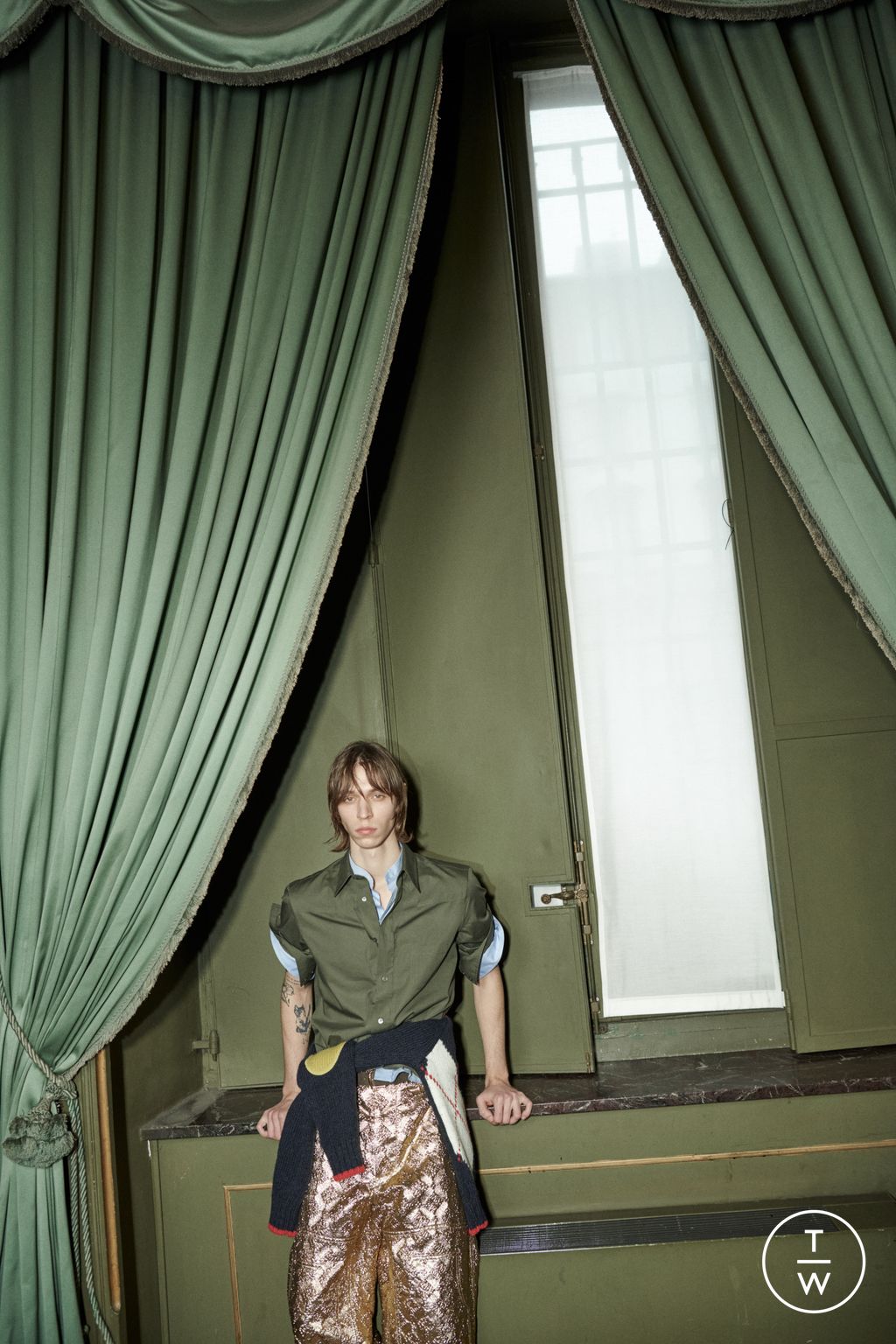 Fashion Week Milan Pre-Fall 2026 look 21 from the N°21 collection womenswear