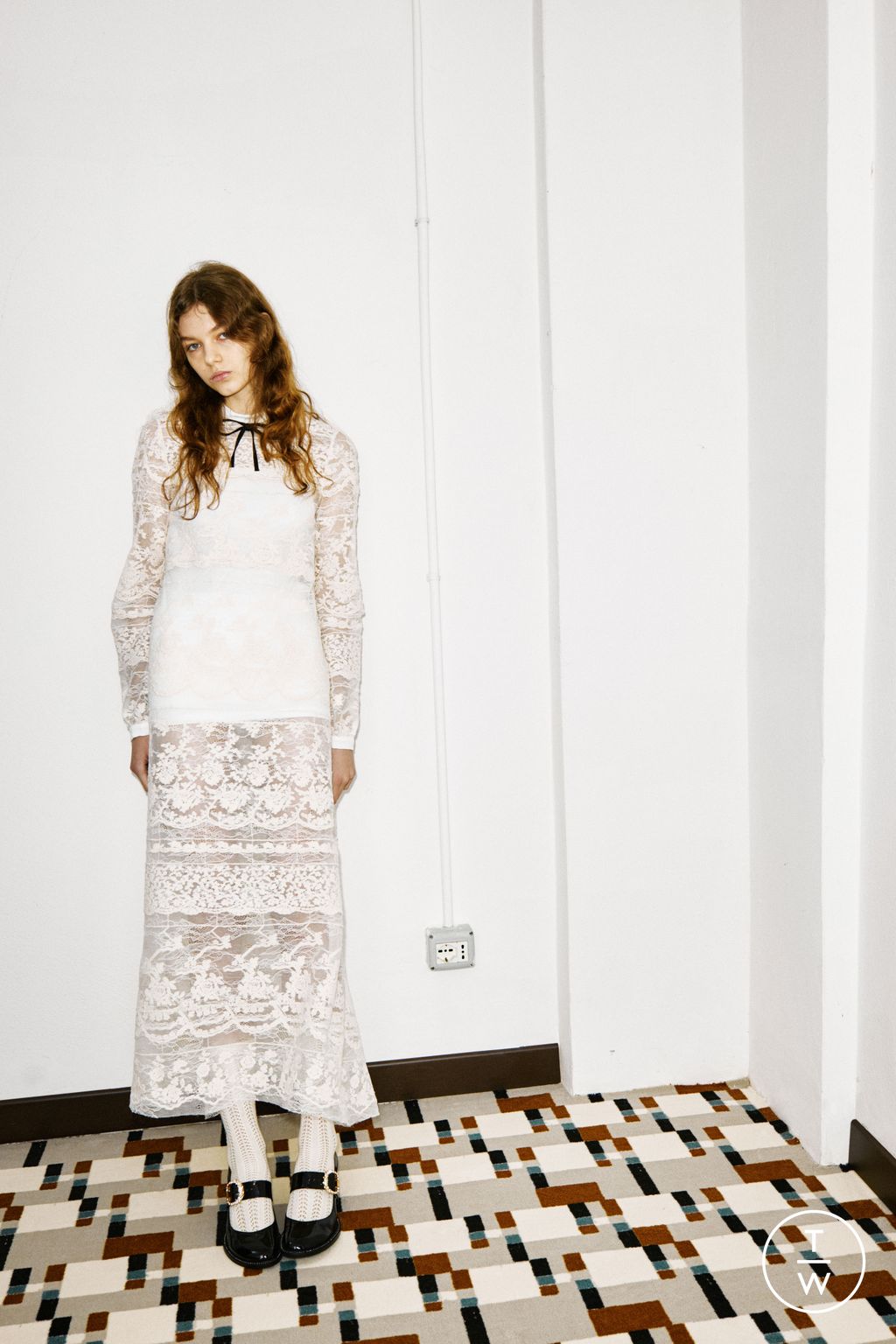 Fashion Week Milan Pre-Fall 2025 look 8 from the N°21 collection womenswear