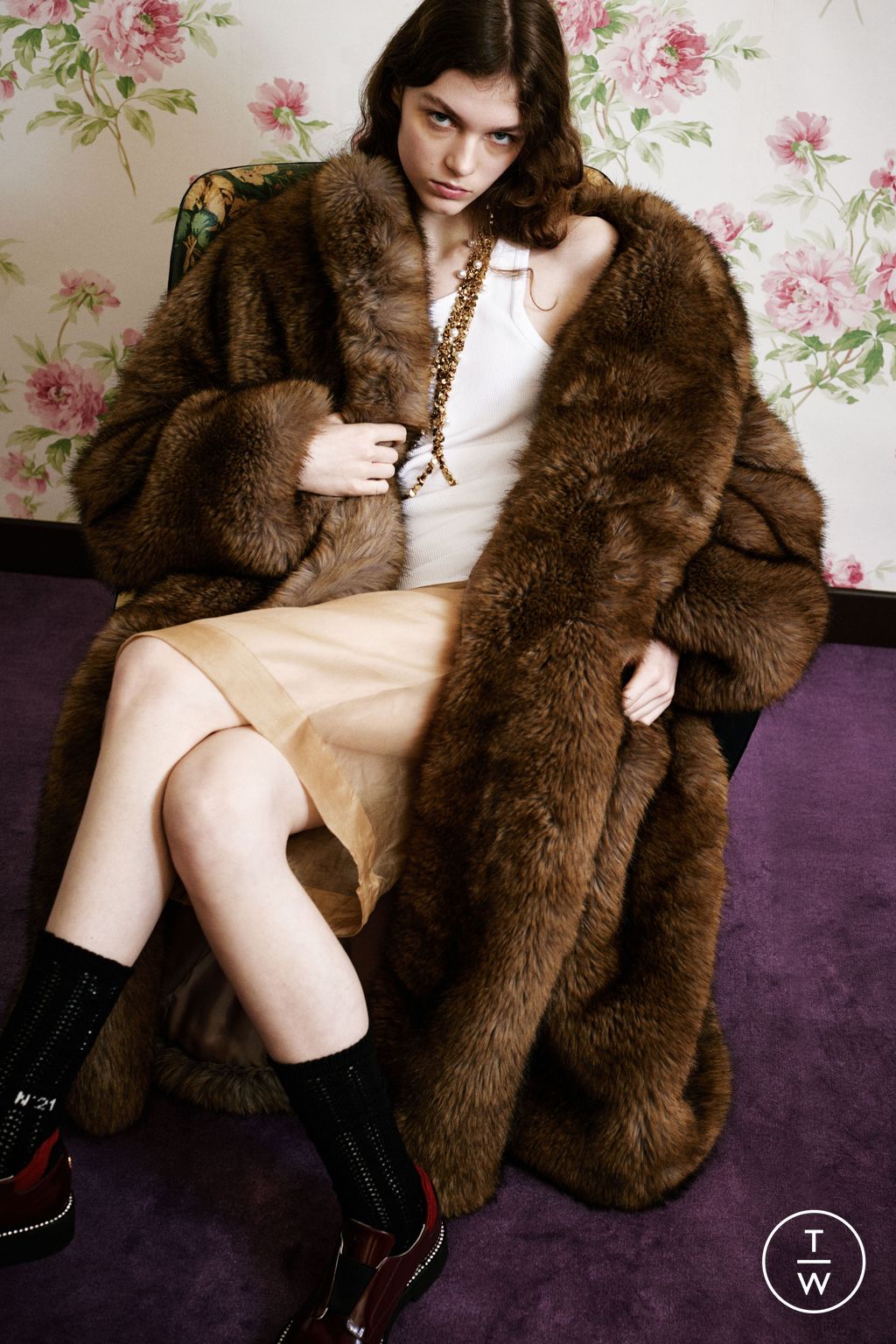 Fashion Week Milan Pre-Fall 2025 look 11 from the N°21 collection womenswear