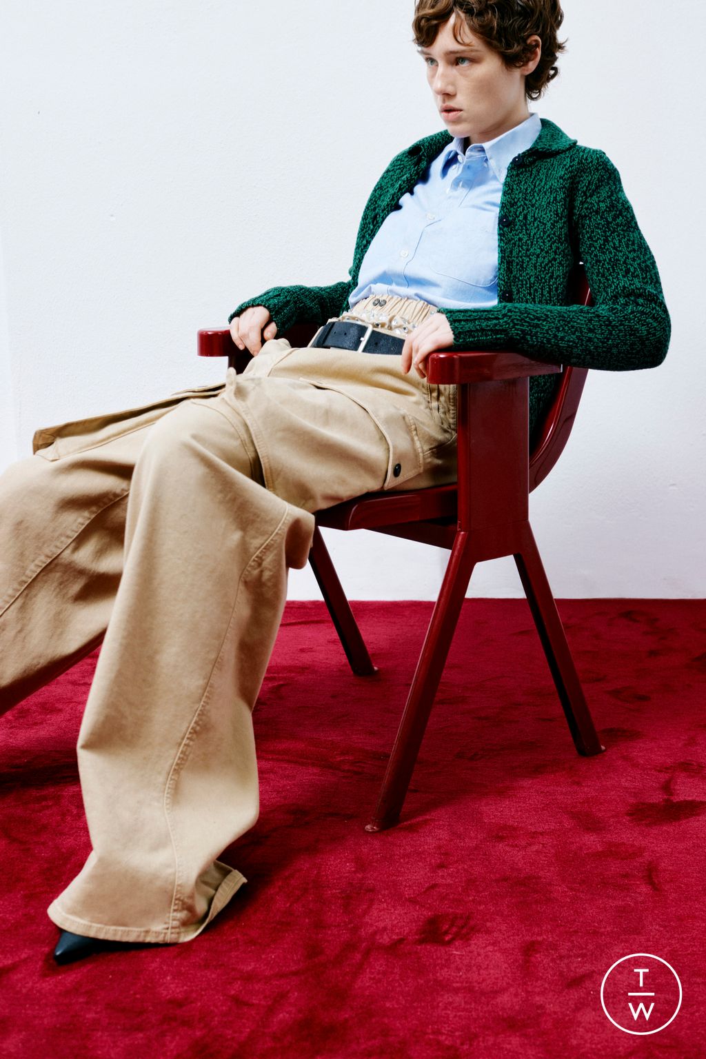 Fashion Week Milan Resort 2025 look 11 de la collection N°21 womenswear