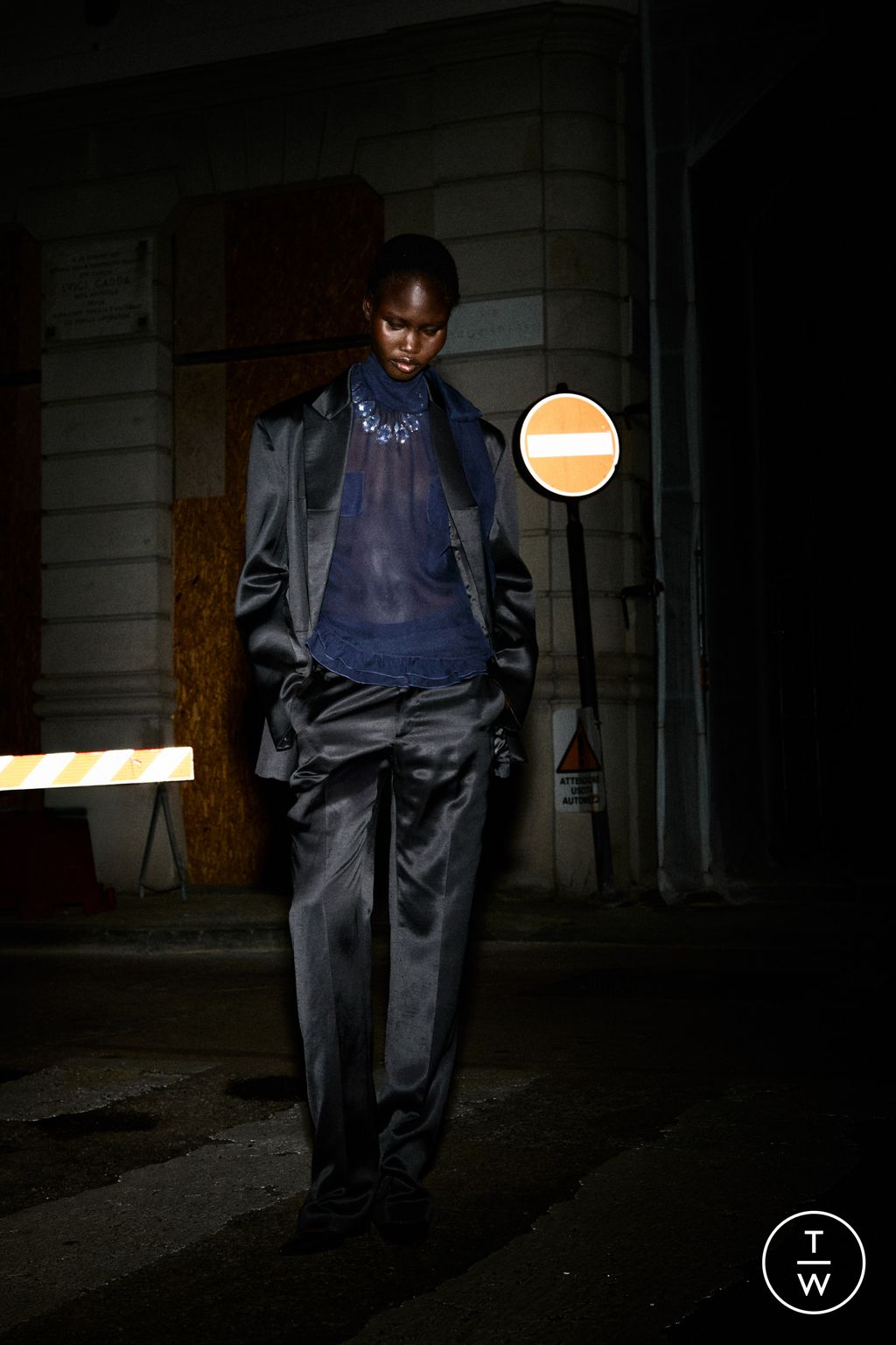 Fashion Week Milan Resort 2026 look 5 de la collection N°21 womenswear