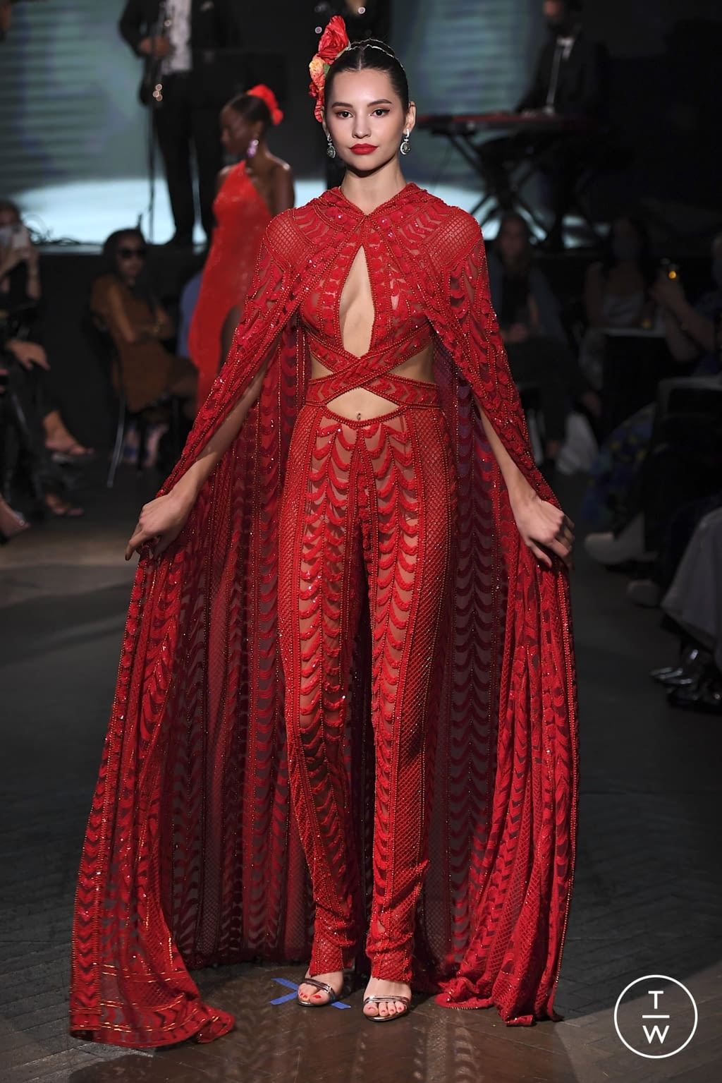 Fashion Week New York Spring/Summer 2022 look 30 from the Naeem Khan collection womenswear