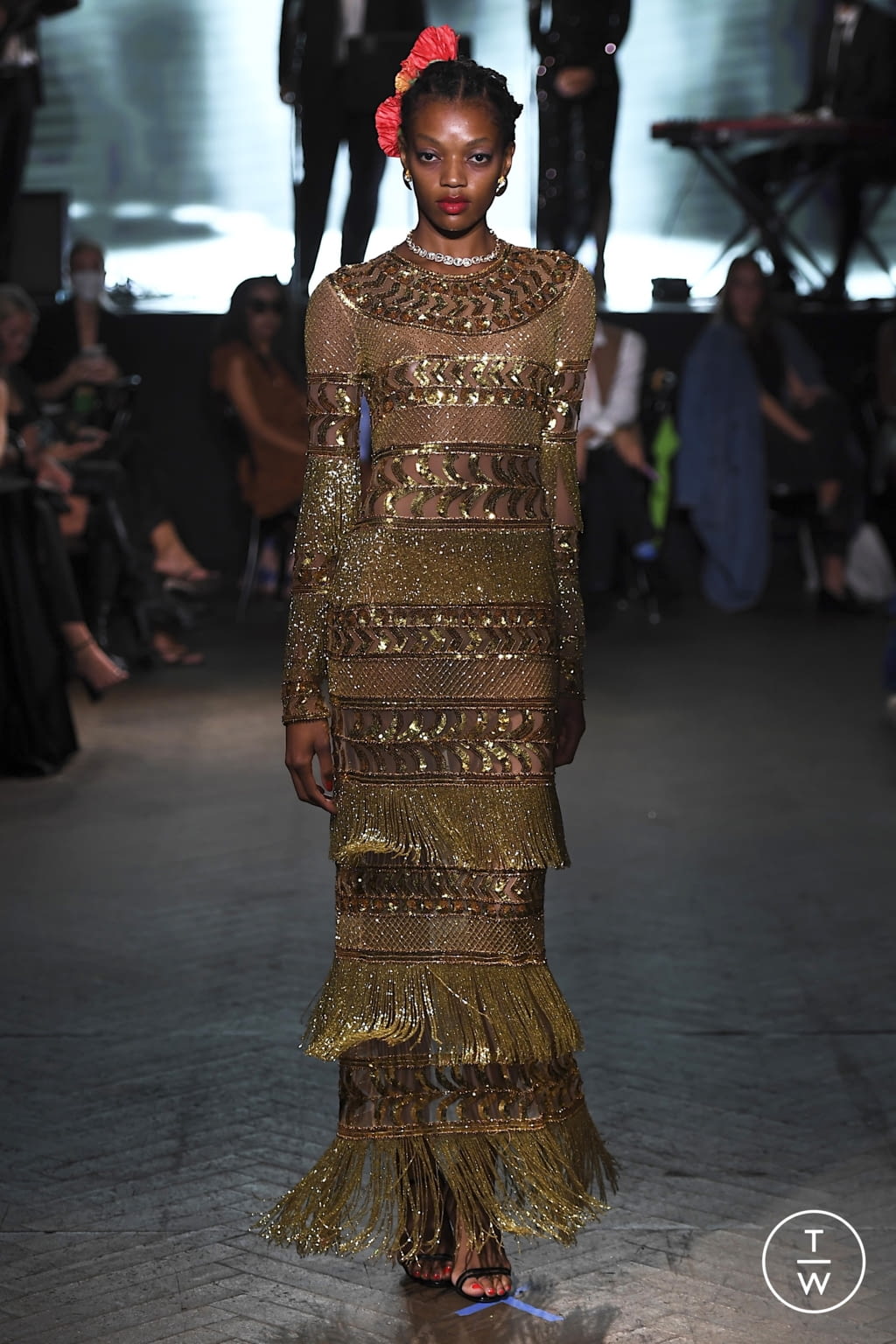Fashion Week New York Spring/Summer 2022 look 32 from the Naeem Khan collection womenswear