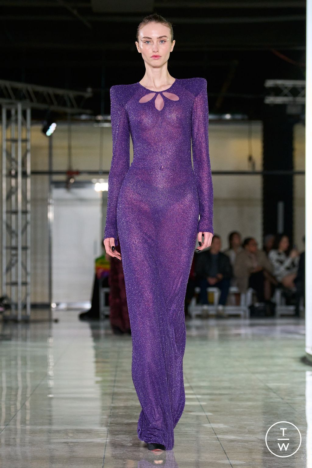 Fashion Week New York Fall/Winter 2024 look 9 from the Naeem Khan collection womenswear