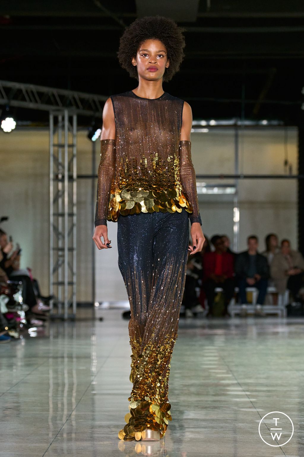 Fashion Week New York Fall/Winter 2024 look 21 from the Naeem Khan collection womenswear