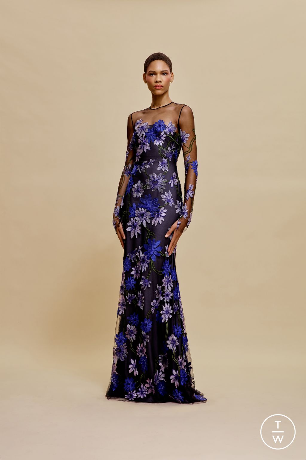 Fashion Week New York Resort 2025 look 14 from the Naeem Khan collection womenswear