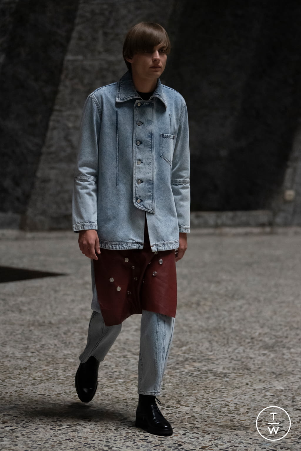 パンツ NAMACHEKO brown fashion denim NAMACHEKO brown fashion denim