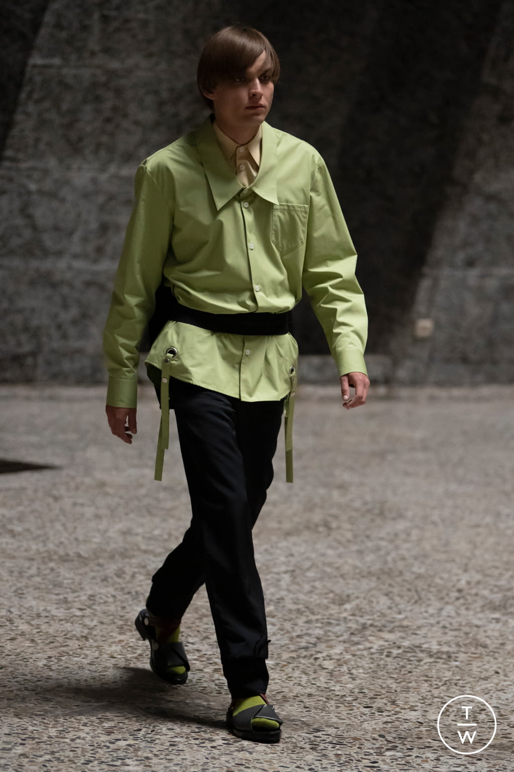 Fashion Week Paris Spring/Summer 2022 look 17 from the Namacheko collection menswear