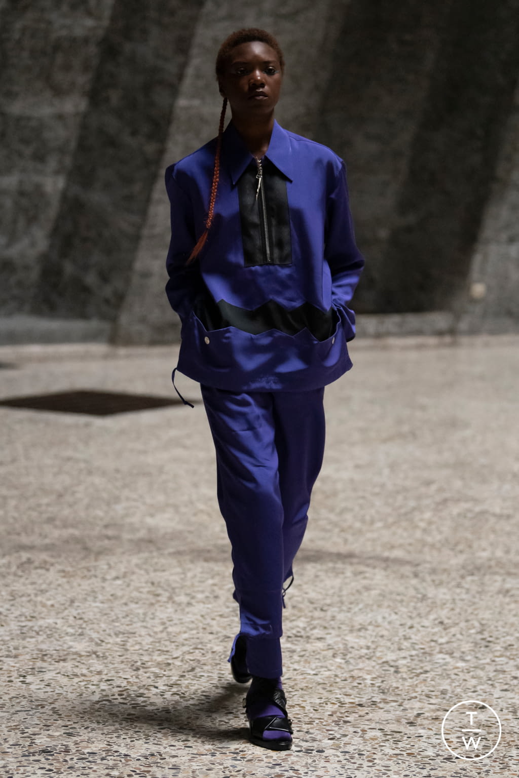 Fashion Week Paris Spring/Summer 2022 look 8 from the Namacheko collection menswear