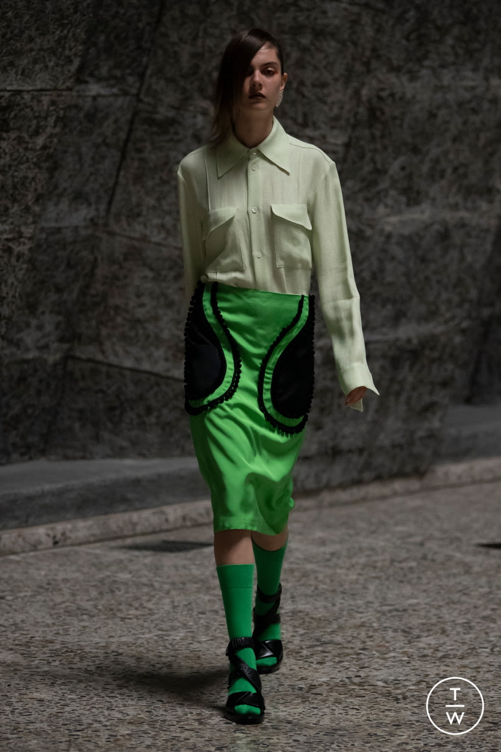 Fashion Week Paris Spring/Summer 2022 look 10 from the Namacheko collection menswear