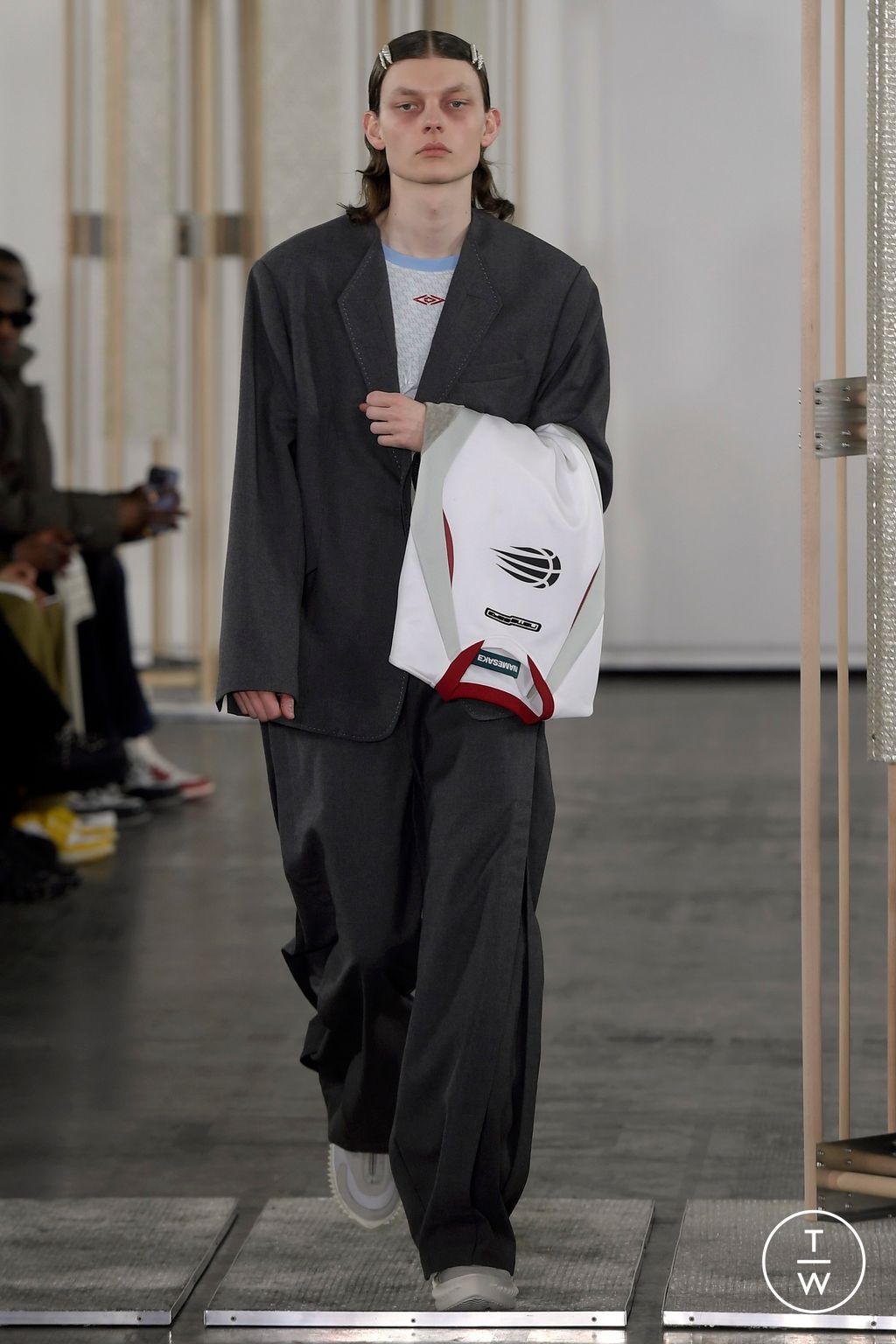 Fashion Week Paris Fall/Winter 2024 look 1 from the Namesake collection menswear