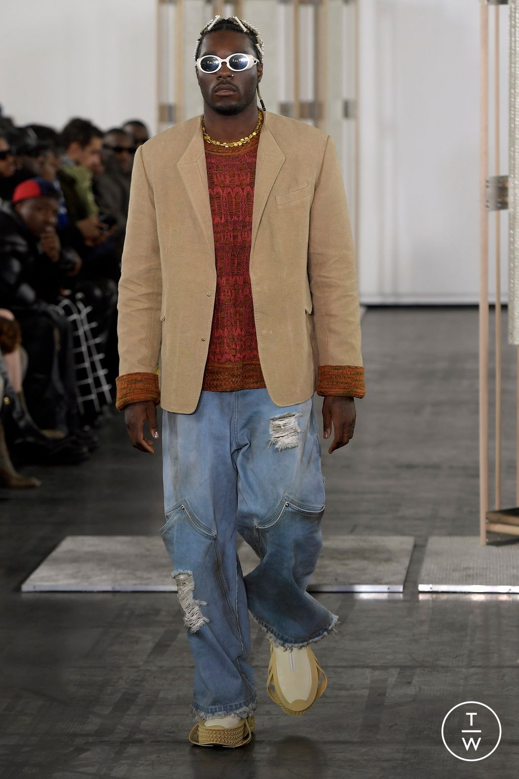 Fashion Week Paris Fall/Winter 2024 look 12 from the Namesake collection menswear