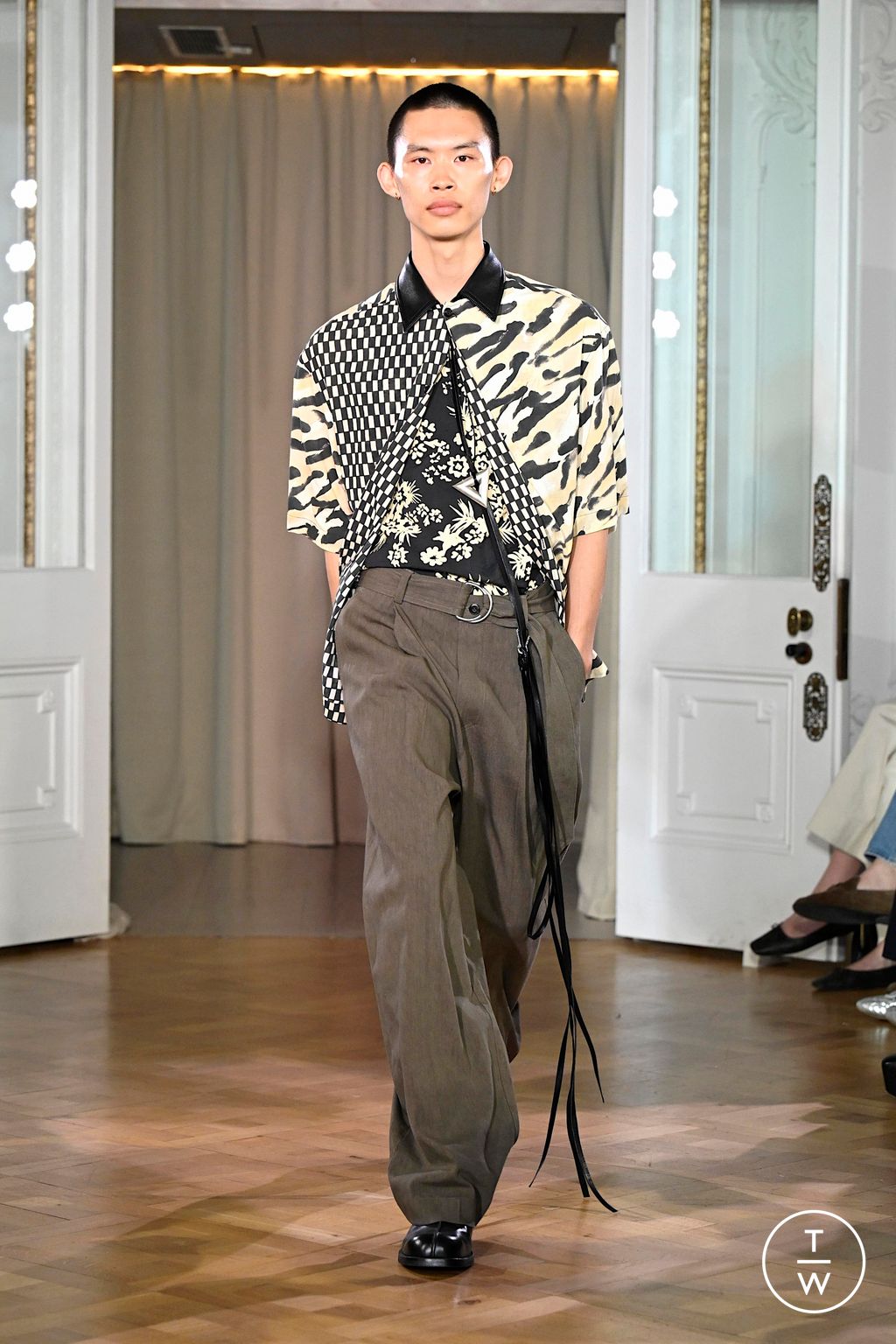 Fashion Week London Spring/Summer 2026 look 8 from the Nanushka collection womenswear