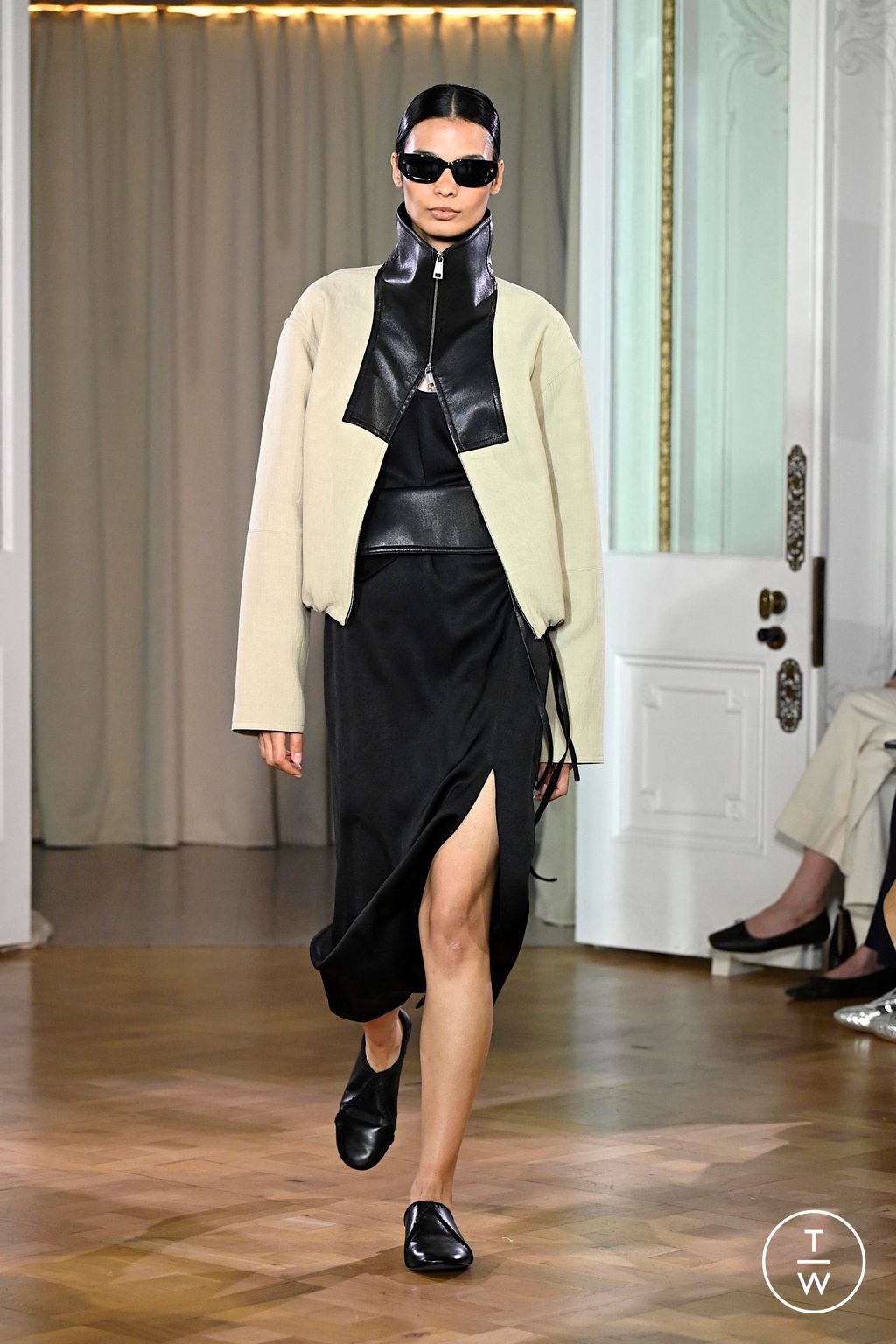 Fashion Week London Spring/Summer 2026 look 25 from the Nanushka collection womenswear