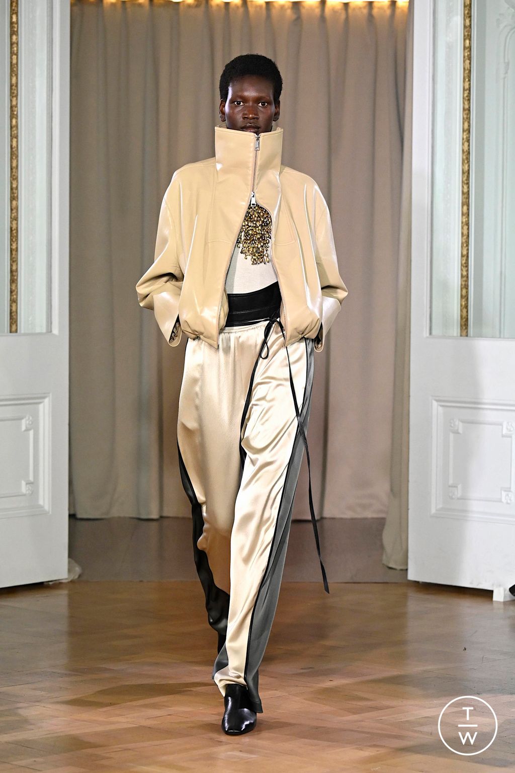 Fashion Week London Spring/Summer 2026 look 29 from the Nanushka collection womenswear