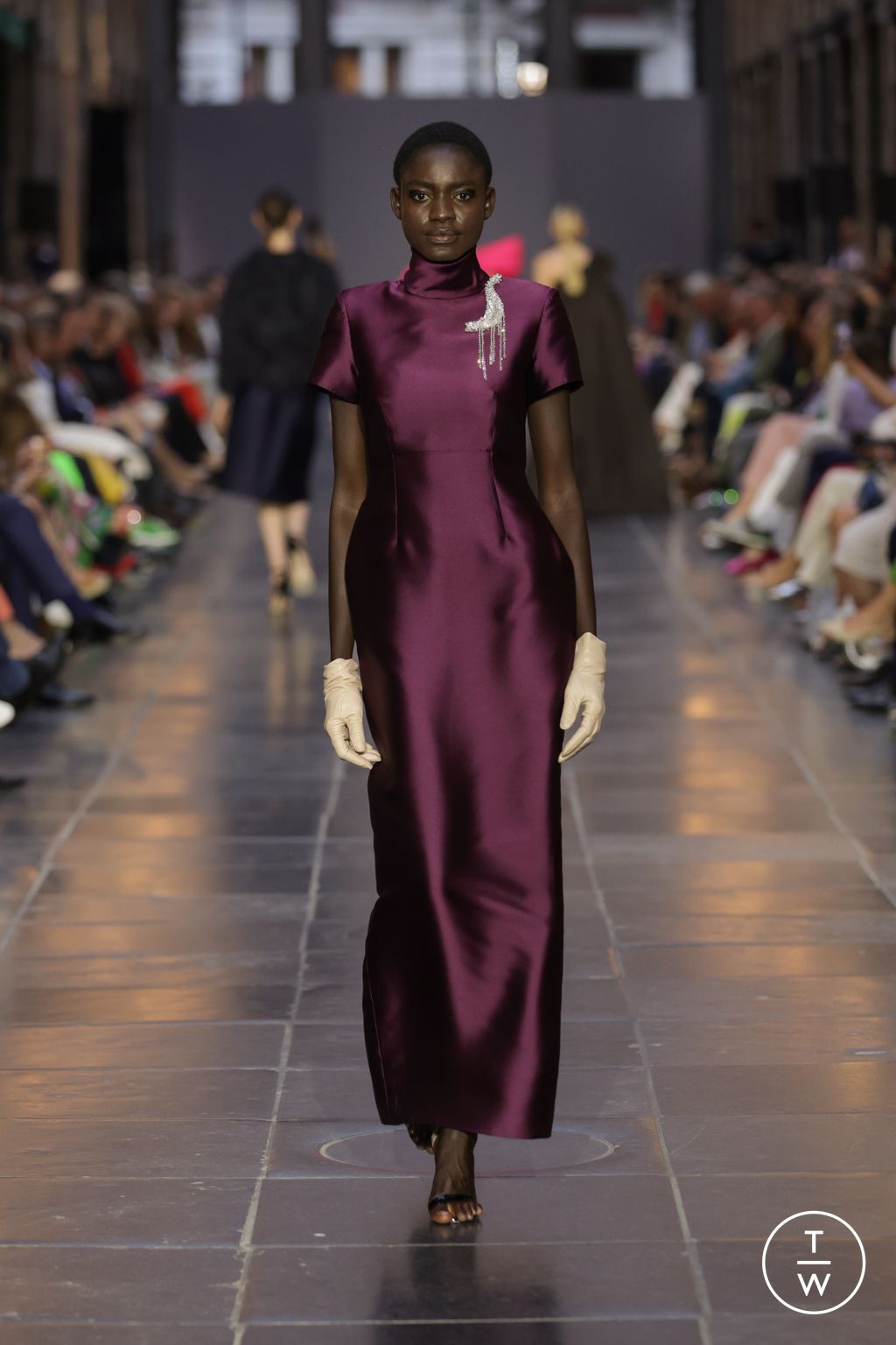 Fashion Week Paris Fall/Winter 2024 look 62 from the Natan collection couture