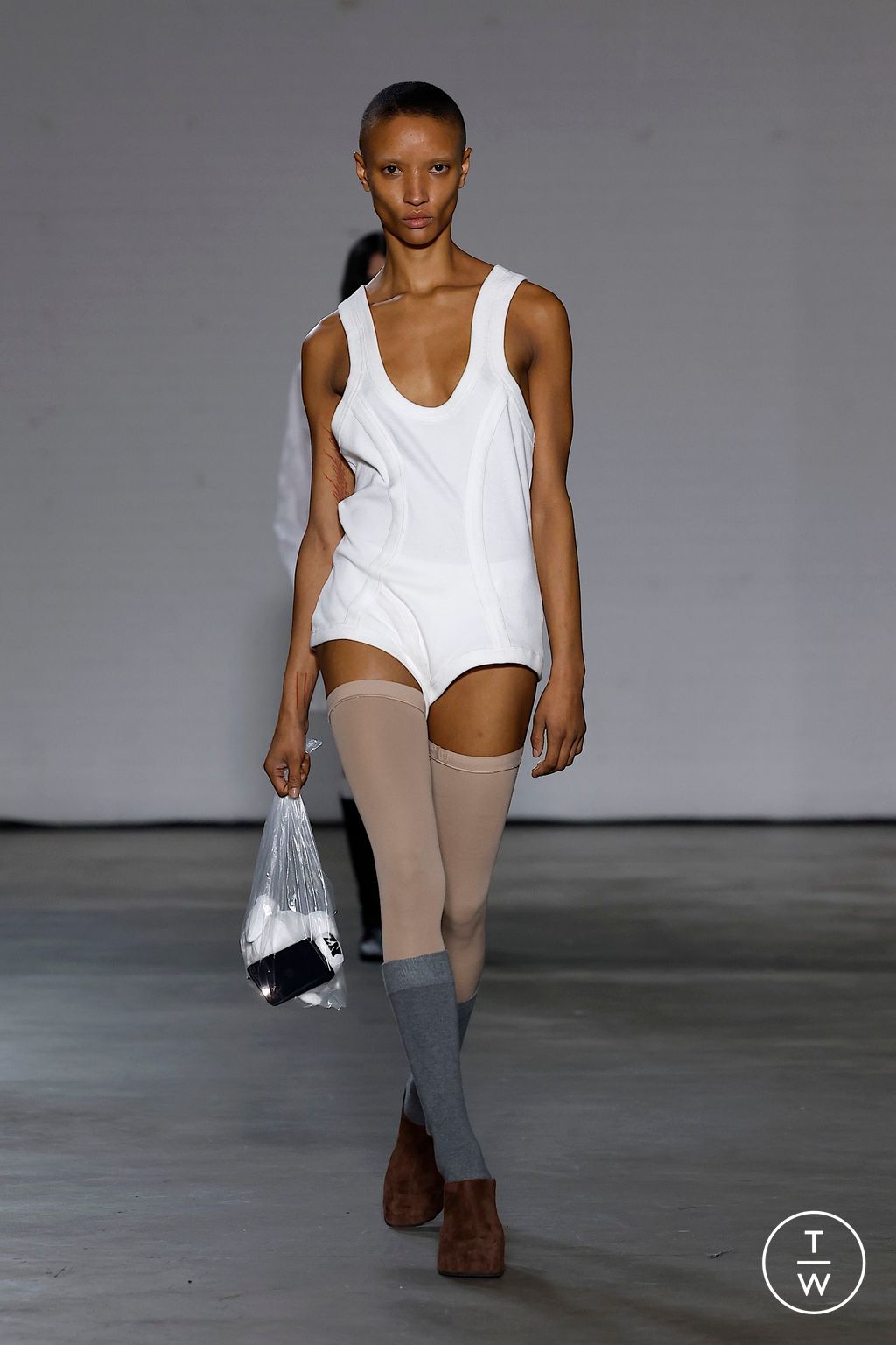 Fashion Week London Spring/Summer 2025 look 1 from the Natasha Zinko collection womenswear