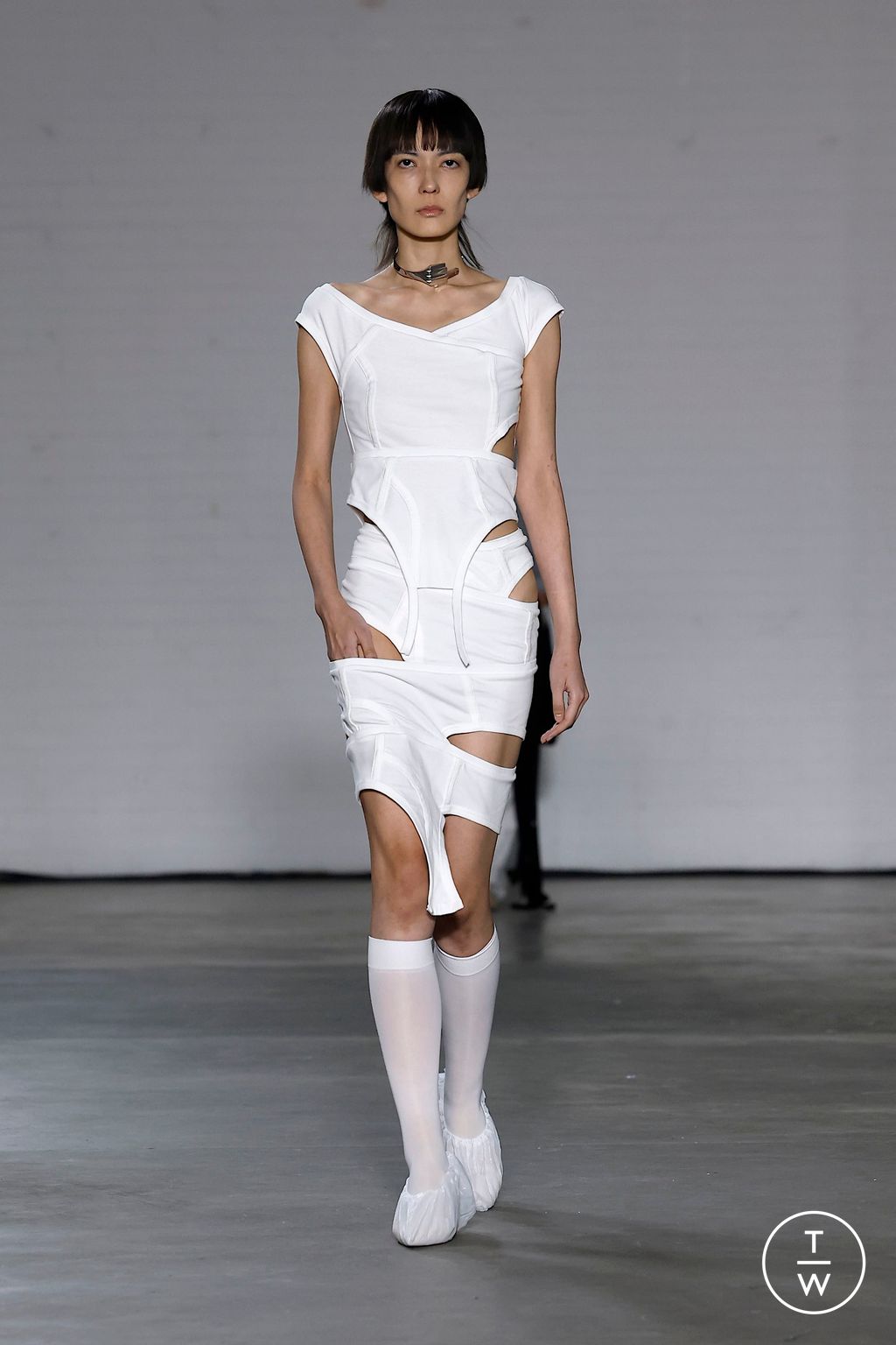 Fashion Week London Spring/Summer 2025 look 6 from the Natasha Zinko collection womenswear