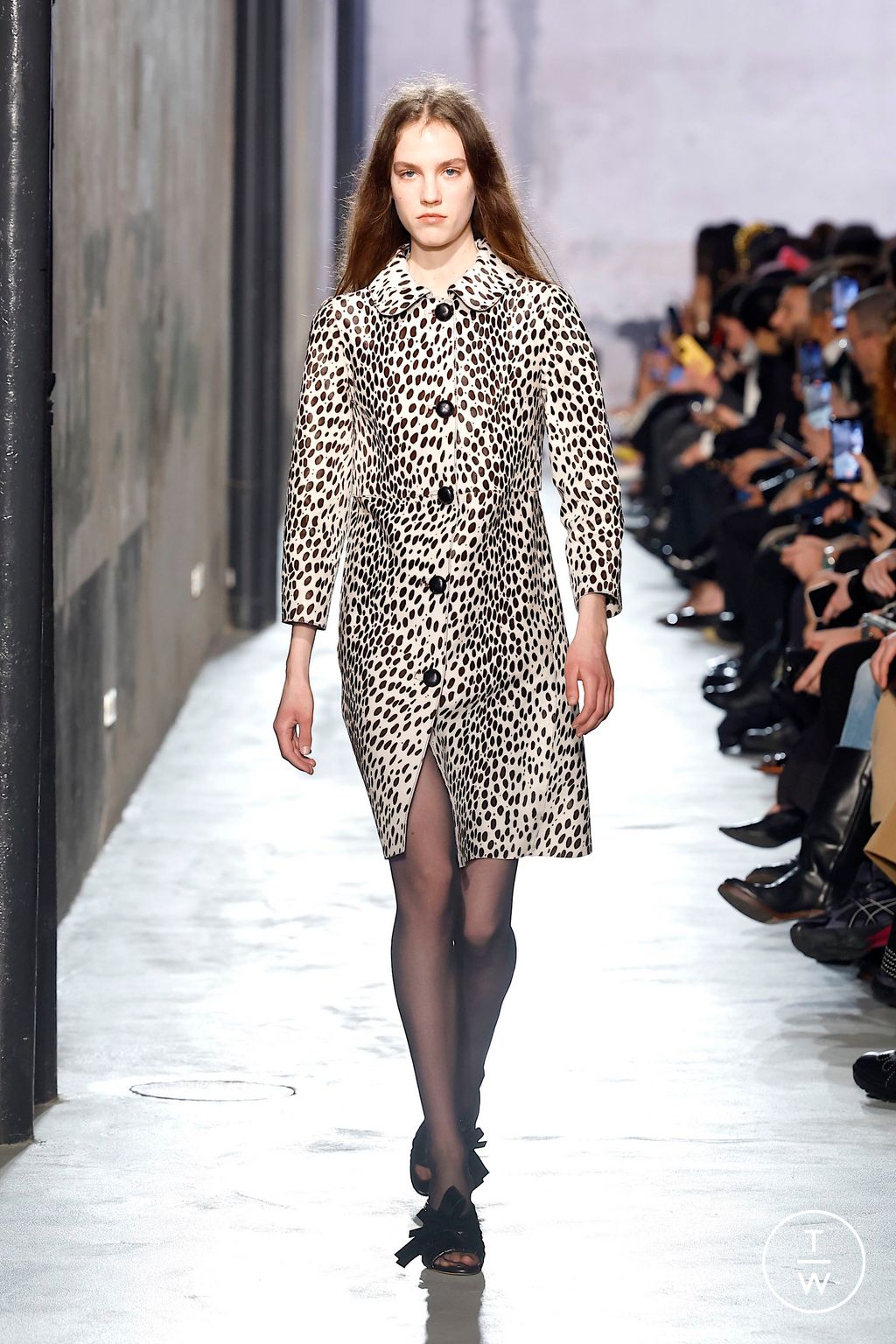 Fashion Week Milan Fall/Winter 2025 look 4 from the N°21 collection womenswear