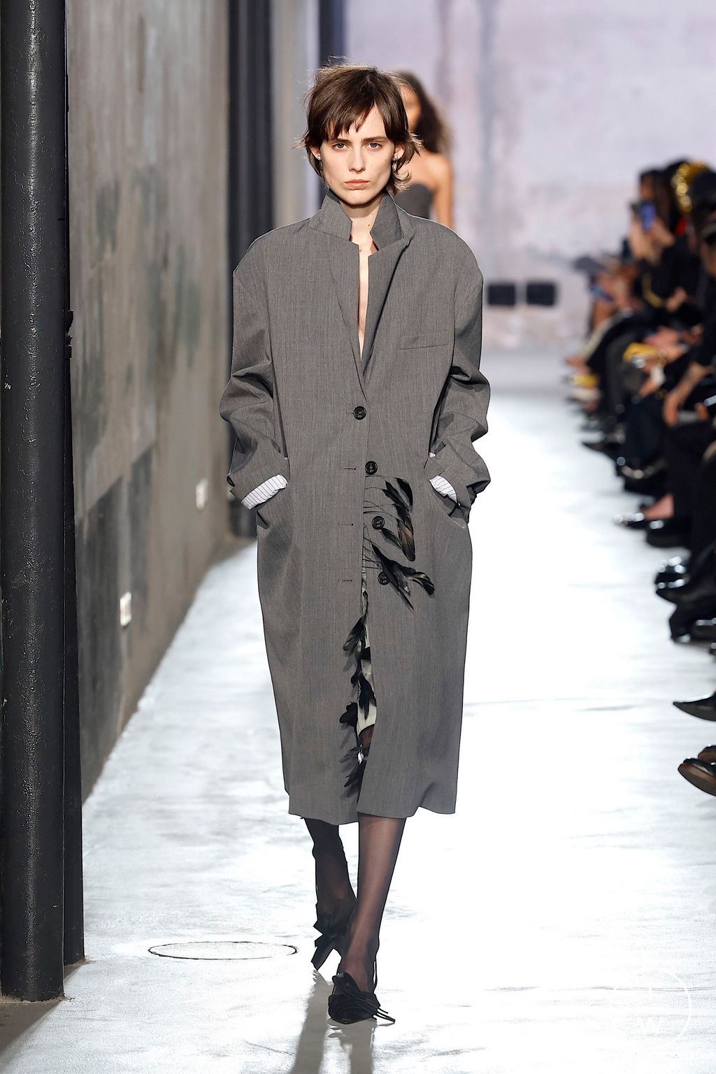 Fashion Week Milan Fall/Winter 2025 look 15 de la collection N°21 womenswear