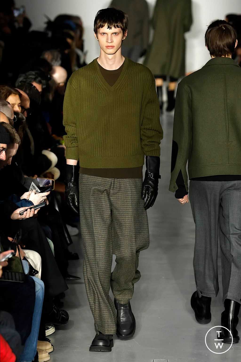 Fashion Week Milan Fall/Winter 2024 look 10 from the Neil Barrett collection 男装