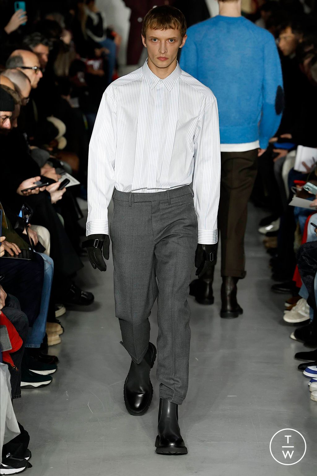 Fashion Week Milan Fall/Winter 2024 look 14 de la collection Neil Barrett menswear