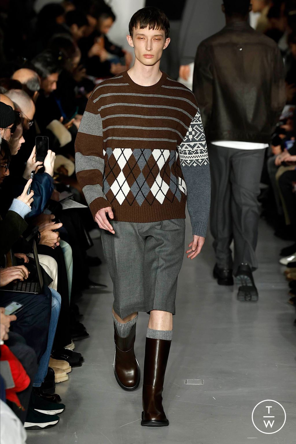 Fashion Week Milan Fall/Winter 2024 look 25 from the Neil Barrett collection 男装