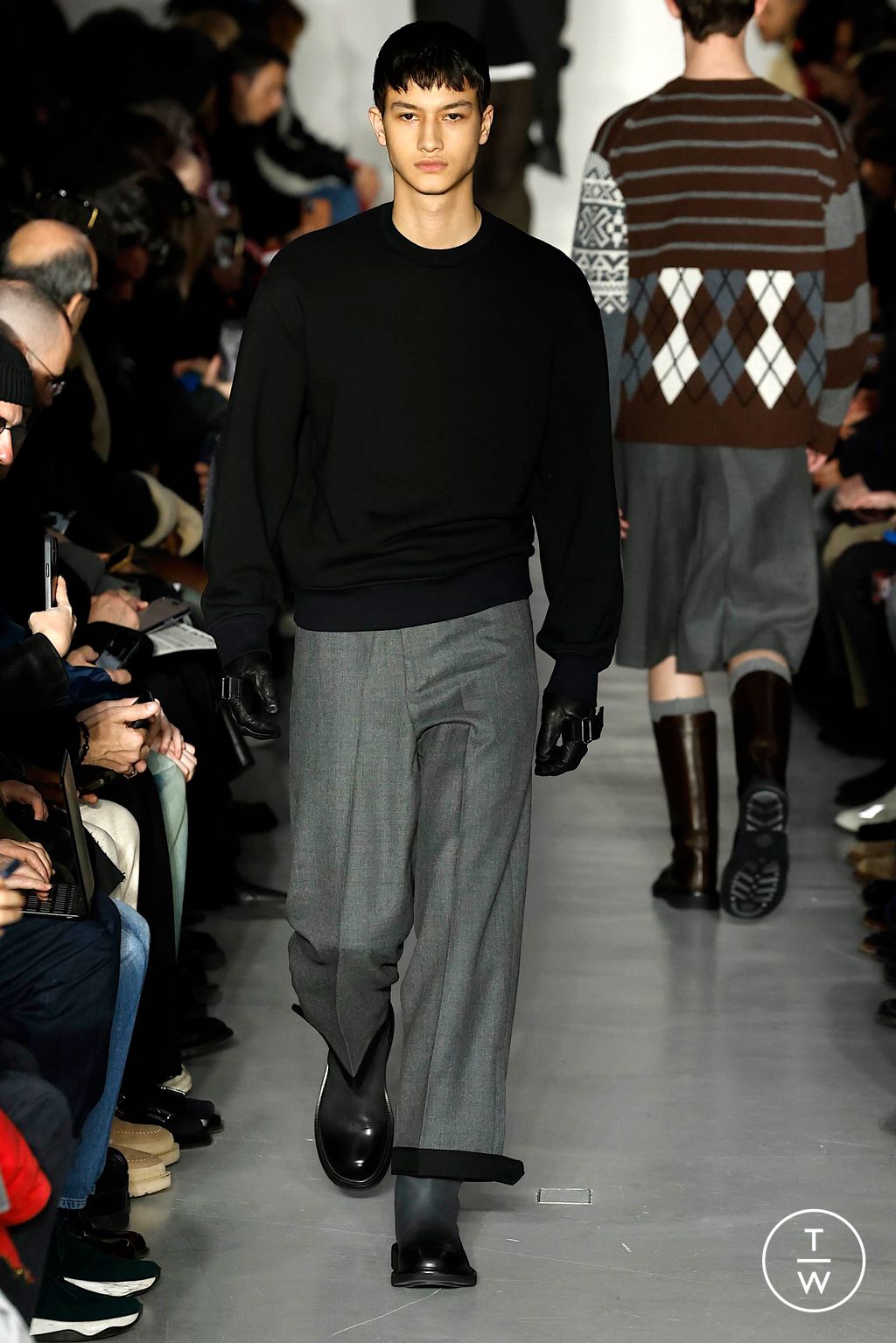 Fashion Week Milan Fall/Winter 2024 look 26 from the Neil Barrett collection menswear