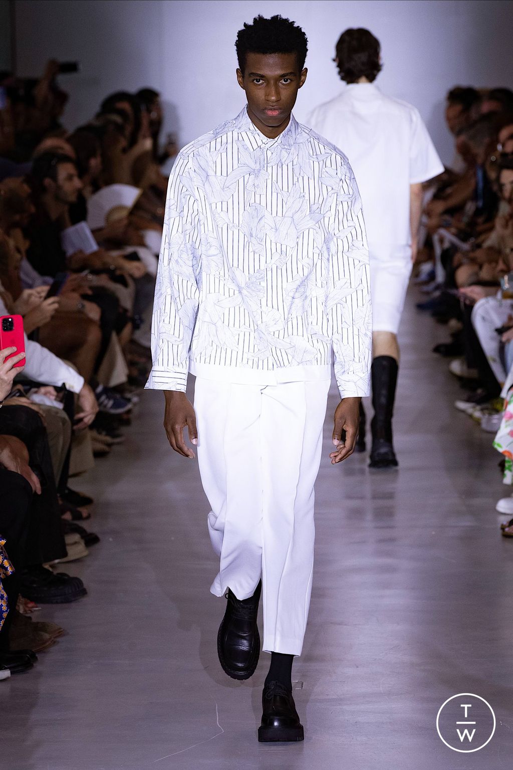 Fashion Week Milan Spring/Summer 2024 look 25 from the Neil Barrett collection menswear