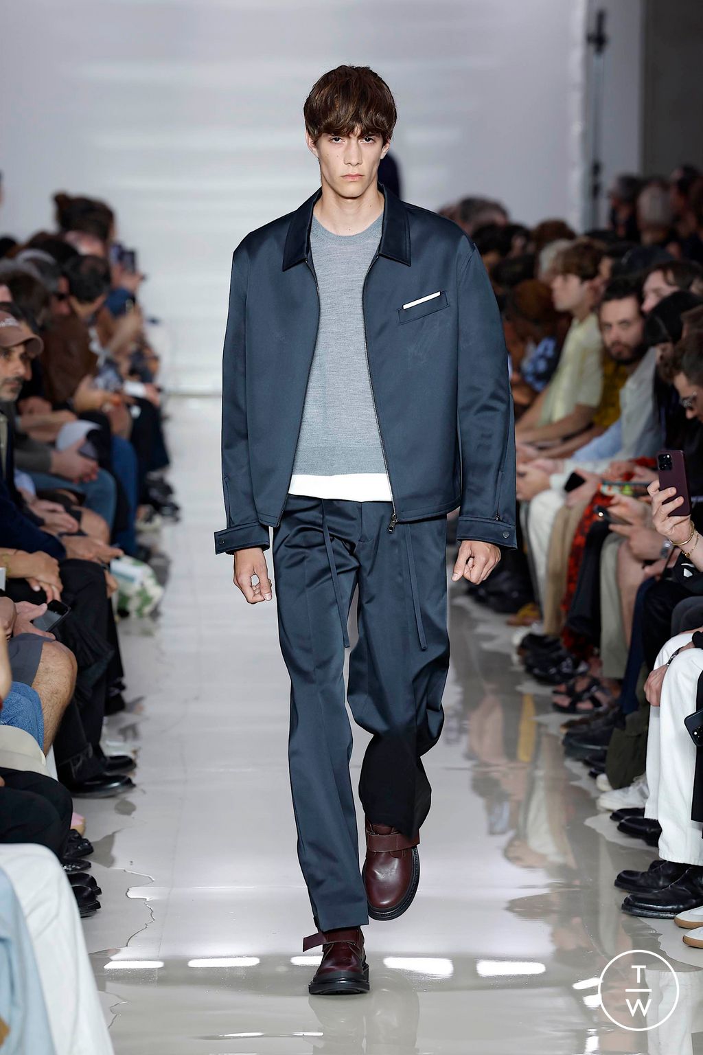 Fashion Week Milan Spring-Summer 2025 look 1 from the Neil Barrett collection 男装